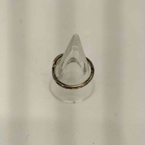 ヨンドシー 4℃ SILVER K10刻印 ツイストデザイン リング メンズ  12号